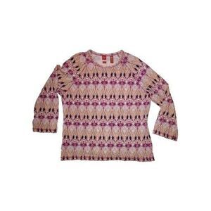 5/$25 Sz XL Valerie Stevens Blouse Top Geometric Colorful Stretch Natural Fabric